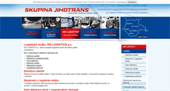 Desktop Screenshot of logistika.jihotrans.cz