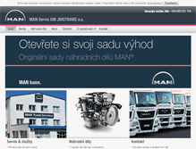 Tablet Screenshot of man.jihotrans.cz
