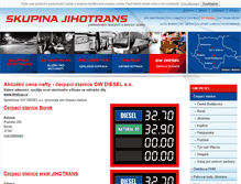 Tablet Screenshot of cerpaci-stanice.jihotrans.cz